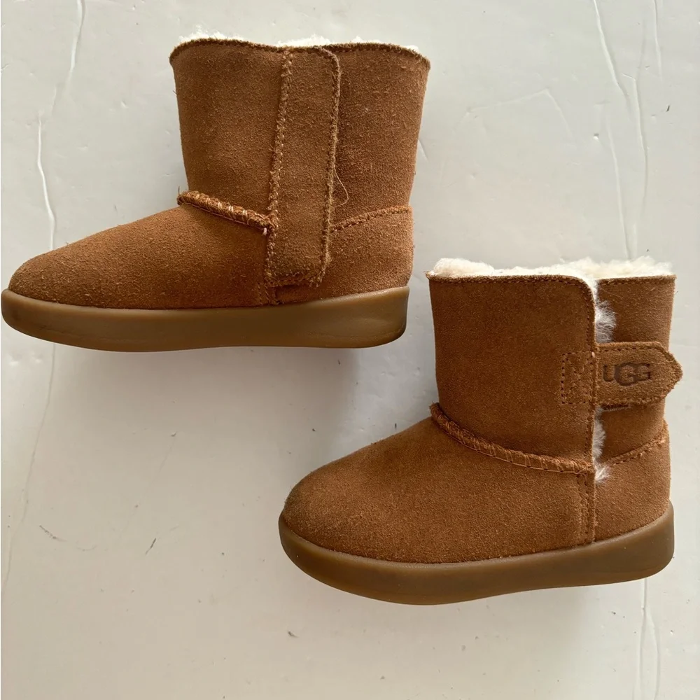 UGG Tan Kids Boots with Cream Lining
